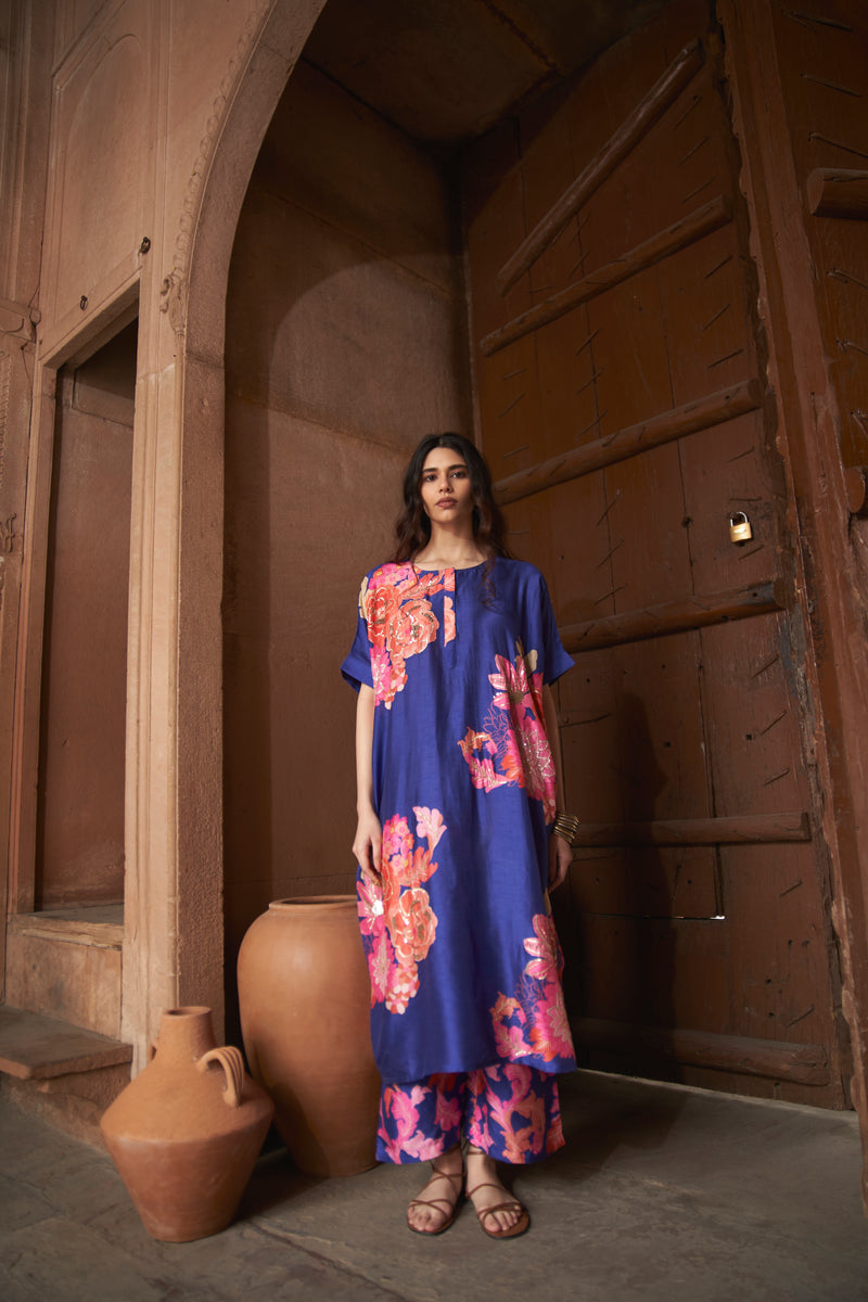 Blue Moroccan Oversize Set