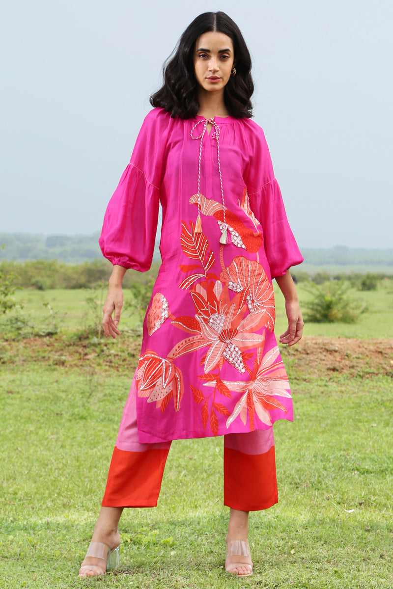 Tropical Pink Dress