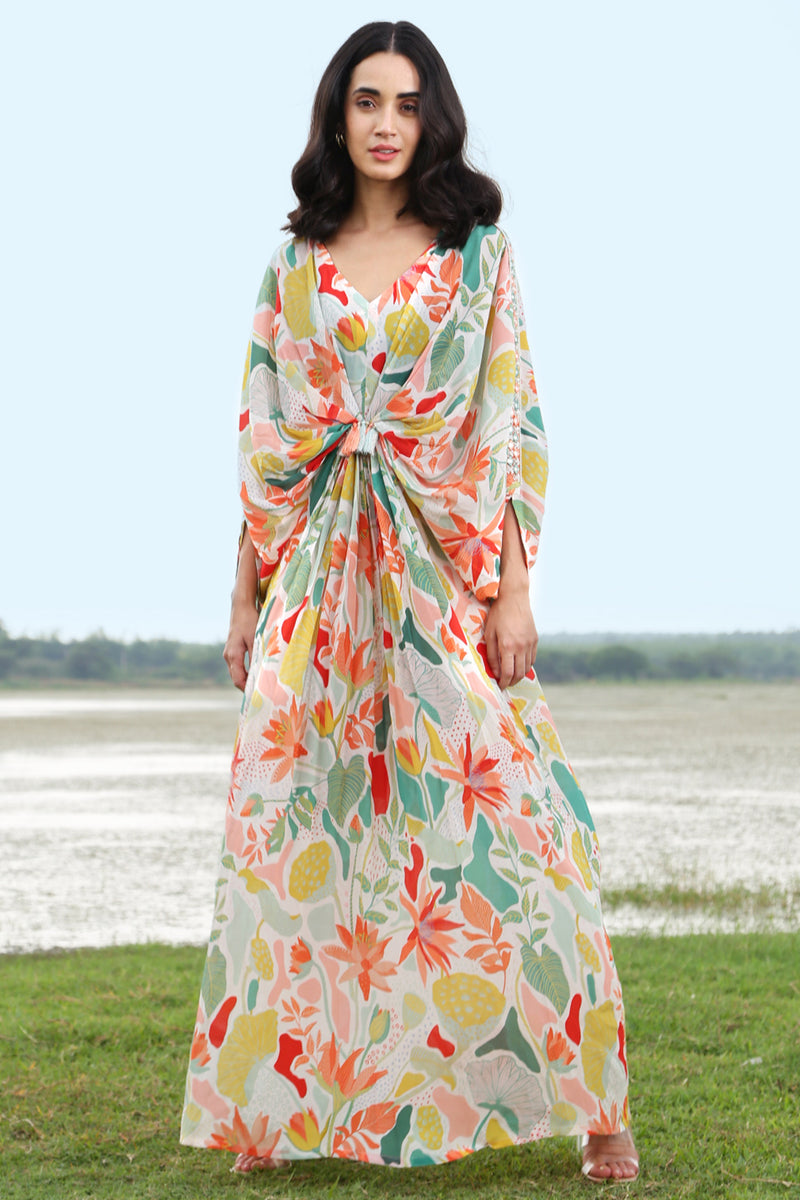 Breezy Tropical Kaftan