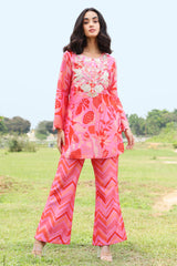 Pink Sharara Set