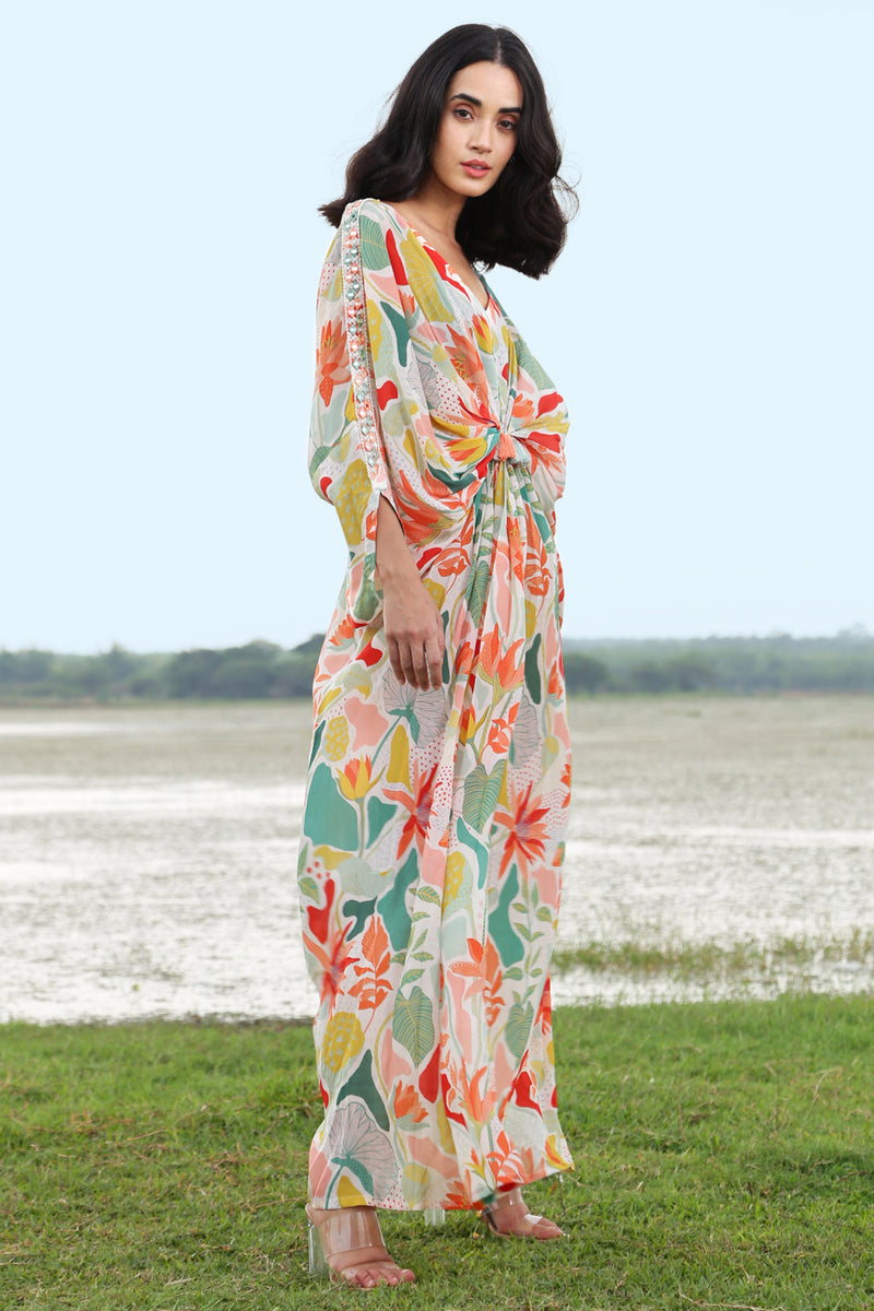 Breezy Tropical Kaftan