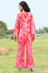 Pink Sharara Set