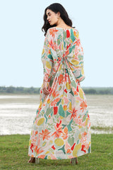 Breezy Tropical Kaftan