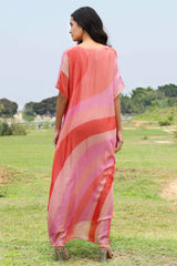 Shimmer Pink Kaftan