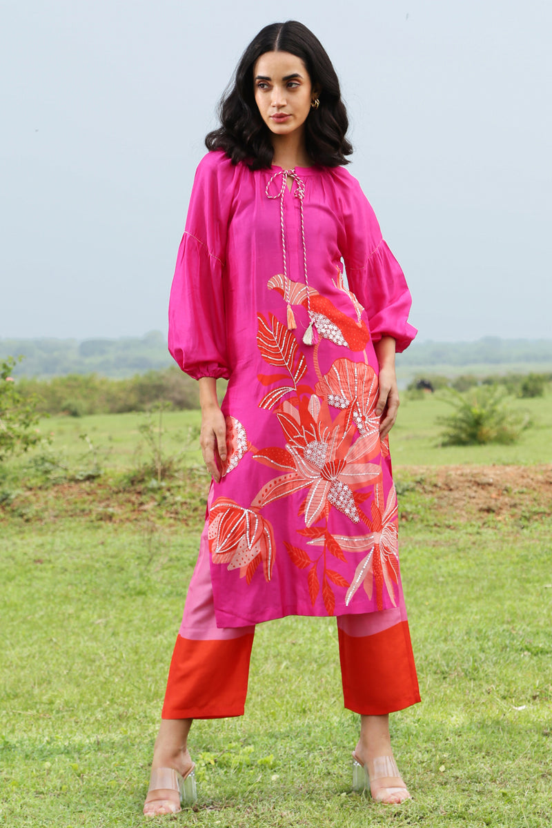 Tropical Pink Dress