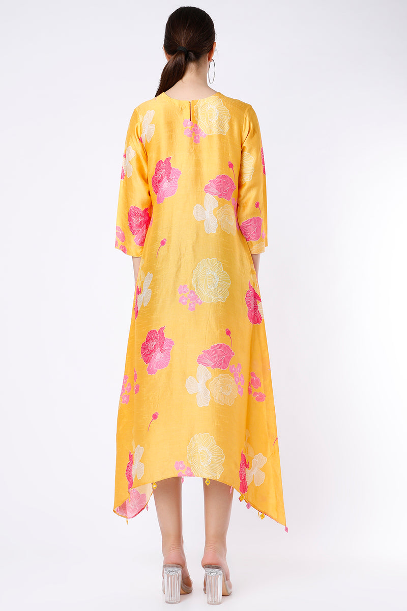 Mirror Curve Style Tunic - Yellow